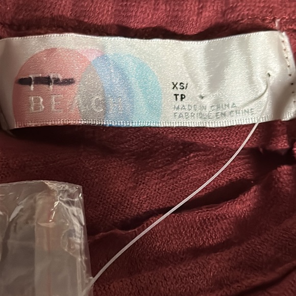 Free People FP Beach Near And Far Cotton Hemp Tunic Size XS - Picture 8 of 10